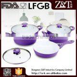 Trade Assurance Aluminum Ceramic Cookware Induction With Glass Lid thumbnail-1