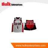 2015100|% Polyester 11/1 Mesh Plain Black and White Basketball Uniform thumbnail-4