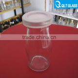 High quality wholesale Glass Milk Bottle With lid
