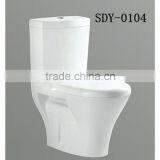 China Products Bathroom Toilet Bowl S-trap 250mm Two Piece Toilet