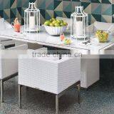 Modern Poly Rattan Dining Set Garden Furniture - High Quality Patio Wicker Garden Dining Set Furniture thumbnail-1