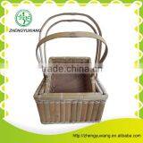 Handmade Wood Hanging Basket for Holding Fruit thumbnail-2