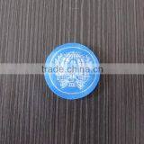 Customized Round Fabric Label Woven Label thumbnail-1