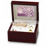 Sweet Wooden Design Box Video Ring/earring/necklace Box thumbnail-1
