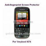 For Verykool I674 Anti-fingerprint Screen Guard/protector/shield/filter