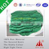 Cheap Green Nylon PE Knotted Net Knotless Net