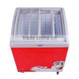Small Ice Cream Freezer Ice Cream Chest Freezer Single Glass Top Door Freezer thumbnail-5