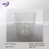 HRX-PC12 WHITE SQUARE PC TEALIGHT CUP OF CHINA