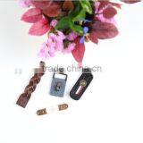 The Best Design Embossed Logo Metal Leather Labels / Metal Leather Patches thumbnail-1