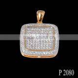 The Newest 925Silver Micro Pave Pendant thumbnail-1