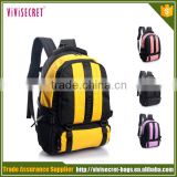 With custom printed logo soft backpack sport trendy travel hiking backpacks