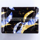 KW-0002JY-B Japanese Disposable Plastic Sushi Container With Lid 219*156*25mm thumbnail-3