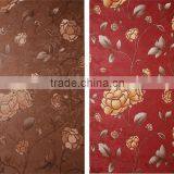 Decoration Materials Embossed Effect Pvc Wallpaper thumbnail-3