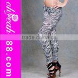 Popular Design Zebra Printed Adult Women Plus Size Legging Sex Spandex thumbnail-1