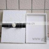 White Lace Fabric Wedding Invitation Card Box