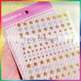 Silver and Gold Glitter Star Stickers thumbnail-4