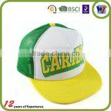 Custom Camo Color 5 Panel Snapback Hat Printed Mesh Trucker Cap thumbnail-3