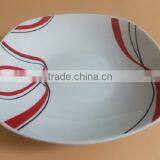 Ceramic Porcelain Type Dinner Sets With Simple Design for Hotel Fine Porcelain Dinnerware Item Square Crockery Dinner Sets thumbnail-3