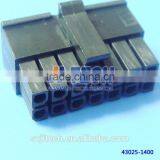 3.0mm Pitch 14 Pin Connector Wire to Board Wire to Wire Molex Connector Receptacle Housing 43025-1400 Dual Row 43025 Series
