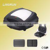 Automatic Sandwich Maker LFGB, RoHS Professional Sandwich Maker Manual Sandwich Maker