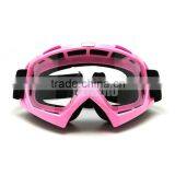 PINK Universal Adult Flexible Motocross Goggles thumbnail-3