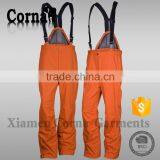 Winter Man Elastic Belt Ski Pants Anti-wrinkle 100% Polyester Baggy Trousers Men