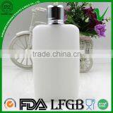 HDPE Empty Flat Bpa Free 350ml Liquor Bottle With Aluminium Cap