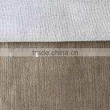 100% polyester striped embossed velvet fabric for sofa, upholstery fabric