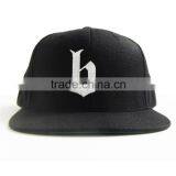 Best Sale Fashion Flat Bill 6 Panel Custom Cotton Twill Snapback Cap thumbnail-1