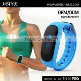 J-Style Health Sportline Walking Pedometers Bluetooth Smart Wristband Wtih Continuous Heart Rate Monitor