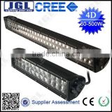 New!!! High lumen 4D lens led light bar 60W/120W/200W/300w/400w/500w led light bars for trucks with CE RoHS