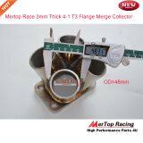 MERTOP Race 3mm Thick Full SS304 4-1 MERGE COLLECTOR Turbo Manifold Exhaust With T3 Flange thumbnail-3