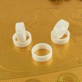 White Zirconia Ceramic Engagement Wedding Gift Jewelry Ring thumbnail-1