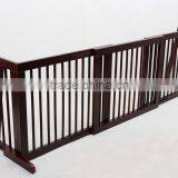 3 Panels Extended Wooden Pet Gate Dog Fence thumbnail-2