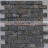 NATURAL BLACK AND GOLD ( MICAHEL ANGELO ) MOSAIC TILES thumbnail-3