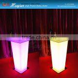 Glass Top Remote Control Led Dining Table thumbnail-4