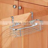 Metal Storage Organizer Basket Over the Cabinet Door Storage Basket thumbnail-4