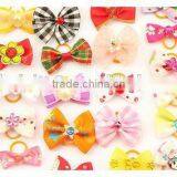 CY197 Handmade Pet Grooming Accessories Products Dog Bow Hair Little Flower Bows For Dogs Charms Gift thumbnail-6