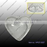 Cleverish Portable Cute Transparent Heart-shaped Plastic Storage Jewelry Wedding Box Kit thumbnail-1