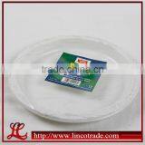 8.75 Inch White Plastic PS Round Disposable Plate thumbnail-3
