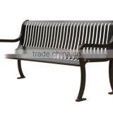 High Loading Capacity Fixed Outdoor Cast Iron Bench thumbnail-4