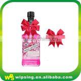 Fancy Red Elastic Ribbon Bow for Wine Bottle thumbnail-1