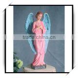 Western Style Life Size Fiberglass Standing Angel Statue thumbnail-1
