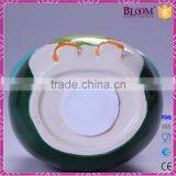 Ceramic Glazed Home Decoration Owl Shape Piggy Bank thumbnail-6