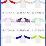 Wholesale Children's Fall Boutique Clothing Hot Pink Long Ruffle Sleeve Shirts Baby Kids Icing Raglan thumbnail-3