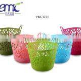 2017 New Product Rain Tree Plastic Storage Basket(with Handle) thumbnail-1