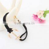 Bracelet Women 2017 Leather Bracelet Anchor Bracelet thumbnail-5