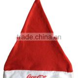 Best selling new products custom fabric cap wool felt promotional hat wholesale with brand logo printed embroidered for Xmans