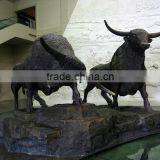 Large Large Indoor Bronze Buffalo Sculpture for Hotel Decoration thumbnail-1