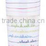 550ml Stainless Steel Inner Plastic Outer Steel Double Layer Cup With Straw thumbnail-2